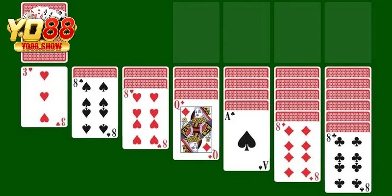 Quá trình chơi game Solitaire vô cùng đơn giản cho bạn mới